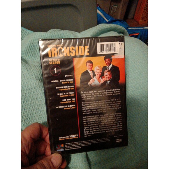 Ironside - The Best of Season 1 (DVD, 2009) Raymond Burr. Brand New, sealed. - Picture 2 of 2
